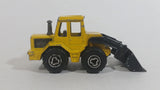 Vintage Majorette Tracto Bull Dozer Front End Loader No. 211 & 263 Yellow Black 1/87 Scale Die Cast Toy Construction Equipment Vehicle