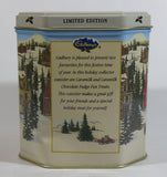 Cadbury's Festive Canisters Caramilk Fudge Chocolate Bar Snack Metal Tin Collectible
