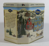 Cadbury's Festive Canisters Caramilk Fudge Chocolate Bar Snack Metal Tin Collectible