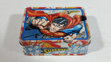 DC Comics Superman Super Hero Character Small Hinged Tin Keepsake Trinket Container