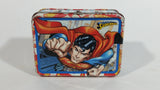 DC Comics Superman Super Hero Character Small Hinged Tin Keepsake Trinket Container