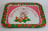 Vintage 1981 Strawberry Shortcake Dinner Lunch Fold Out Metal TV Tray