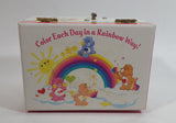 2003 TCFC Care Bears 'Color Each Day in a Rainbow Ray!' Wind Up Musical Keepsake Trinket Box - Plays "Care Bear"