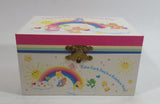 2003 TCFC Care Bears 'Color Each Day in a Rainbow Ray!' Wind Up Musical Keepsake Trinket Box - Plays "Care Bear"