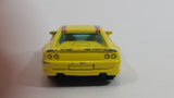 Vintage Yatming Ferrari 355 Millionaire Yellow Die Cast Toy Luxury Sports Dream Car Vehicle