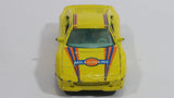 Vintage Yatming Ferrari 355 Millionaire Yellow Die Cast Toy Luxury Sports Dream Car Vehicle