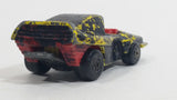 1972 Lesney Matchbox Superfast Woosh - N - Push No. 58 Yellow (Painted Black) Die Cast Toy Car Vehicle