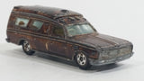 Vintage 1975 Tomy Tomica Toyota Ambulance 1/70 Scale Painted Brown (Originally White) No. 40 Die Cast Toy Car Vehicle