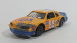 Vintage Zee Toys Dyna Wheels Ford Thundebird Stock Car #88 STP GTX D101 Orange and Blue Die Cast Toy Race Car Vehicle