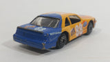 Vintage Zee Toys Dyna Wheels Ford Thundebird Stock Car #88 STP GTX D101 Orange and Blue Die Cast Toy Race Car Vehicle
