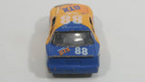 Vintage Zee Toys Dyna Wheels Ford Thundebird Stock Car #88 STP GTX D101 Orange and Blue Die Cast Toy Race Car Vehicle