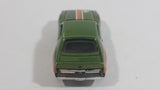 2010 Hot Wheels Muscle Mania AMC Javelin AMX Dark Lime Green Die Cast Toy Muscle Car Vehicle