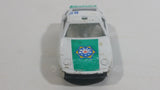 Vintage Porsche 928 Police #38 White Green Die Cast Toy Car Vehicle