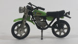 Vintage Honda Dirt Bike Motorcycle Lime Green and Black Die Cast Toy Motorbike Vehicle - Hong Kong