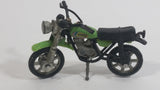 Vintage Honda Dirt Bike Motorcycle Lime Green and Black Die Cast Toy Motorbike Vehicle - Hong Kong