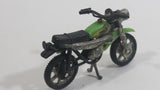 Vintage Honda Dirt Bike Motorcycle Lime Green and Black Die Cast Toy Motorbike Vehicle - Hong Kong