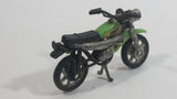 Vintage Honda Dirt Bike Motorcycle Lime Green and Black Die Cast Toy Motorbike Vehicle - Hong Kong