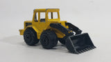 Vintage Majorette Tracto Bull Dozer Front End Loader No. 211 & 263 Yellow Black 1/87 Scale Die Cast Toy Construction Equipment Vehicle