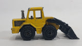 Vintage Majorette Tracto Bull Dozer Front End Loader No. 211 & 263 Yellow Black 1/87 Scale Die Cast Toy Construction Equipment Vehicle