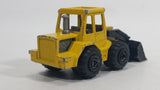 Vintage Majorette Tracto Bull Dozer Front End Loader No. 211 & 263 Yellow Black 1/87 Scale Die Cast Toy Construction Equipment Vehicle