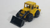 Vintage Majorette Tracto Bull Dozer Front End Loader No. 211 & 263 Yellow Black 1/87 Scale Die Cast Toy Construction Equipment Vehicle