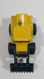 Vintage Majorette Tracto Bull Dozer Front End Loader No. 211 & 263 Yellow Black 1/87 Scale Die Cast Toy Construction Equipment Vehicle