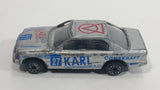 Rare Vintage Zee Toys Dyna Wheels Mercedes 300 SL D109 Silver Grey #27 Karl Motorwerk A.G. Compkraft Die Cast Toy Car Vehicle
