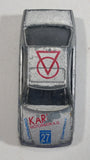 Rare Vintage Zee Toys Dyna Wheels Mercedes 300 SL D109 Silver Grey #27 Karl Motorwerk A.G. Compkraft Die Cast Toy Car Vehicle