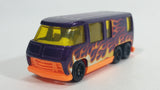 2012 Hot Wheels Heat Fleet GMC Motorhome Metalflake Purple Die Cast Toy Car Recreational Vehicle