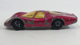 Vintage 1969 Lesney Matchbox Superfast Ford Group 6 Magenta Crimson Pink Die Cast Toy Car Vehicle