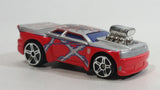 HTF 2012 Maisto Marvel Ultimate Spiderman Whiplash Silver and Red Die Cast Toy Car Vehicle