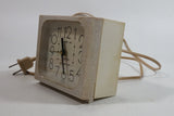 Vintage Westclox Plug In Electric Alarm Clock Made in USA Tested and Working