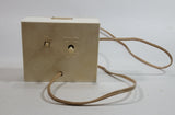 Vintage Westclox Plug In Electric Alarm Clock Made in USA Tested and Working