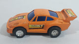 Vintage Good Year Porsche 935 Turbo #3 Orange Pullback Friction Race Car Die Cast Toy Vehicle - Made in Hong Kong