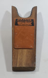 Daine's Western Shops Leather Wood Wooden Boot Jack Puller with Leather Advertising Piece