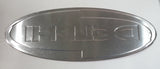 Delphi Technology Automotive Parts Embossed Oval Shaped Red Tin Metal Sign 24" x 9" GM Racing