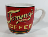 Tommy's Brand Balanced Blend Coffee Red Ceramic Coffee Mug Cup