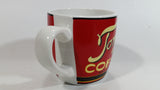 Tommy's Brand Balanced Blend Coffee Red Ceramic Coffee Mug Cup