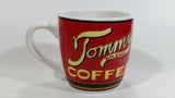Tommy's Brand Balanced Blend Coffee Red Ceramic Coffee Mug Cup