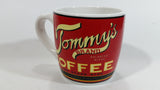 Tommy's Brand Balanced Blend Coffee Red Ceramic Coffee Mug Cup
