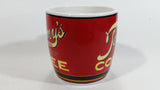 Tommy's Brand Balanced Blend Coffee Red Ceramic Coffee Mug Cup