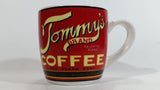 Tommy's Brand Balanced Blend Coffee Red Ceramic Coffee Mug Cup