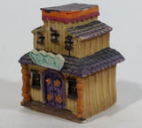 1991 Enesco Joanne Hunot Highly Detailed Bank Building Resin Decorative Miniature Ornamnet
