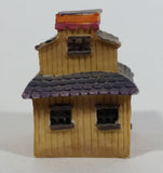 1991 Enesco Joanne Hunot Highly Detailed Bank Building Resin Decorative Miniature Ornamnet