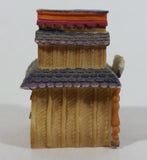 1991 Enesco Joanne Hunot Highly Detailed Bank Building Resin Decorative Miniature Ornamnet