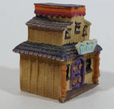 1991 Enesco Joanne Hunot Highly Detailed Bank Building Resin Decorative Miniature Ornamnet
