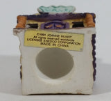 1991 Enesco Joanne Hunot Highly Detailed Bank Building Resin Decorative Miniature Ornamnet