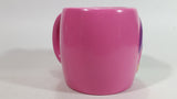 2003 Effem The Jelly Bean Factory M & M's Chocolate Candy Coated Snacks Hand Painted Pink Ceramic Coffee Mug with Green Character