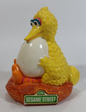 Vintage Gorham CTW Sesame Street Big Bird Character Holding Egg Hand Painted Ceramic Coin Bank Collectible
