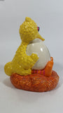Vintage Gorham CTW Sesame Street Big Bird Character Holding Egg Hand Painted Ceramic Coin Bank Collectible